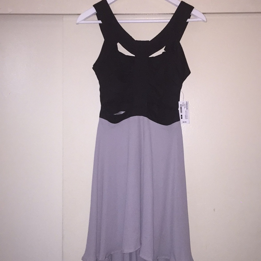 SOLD NWT Cut Out High Low Dress - Picture 2 of 7